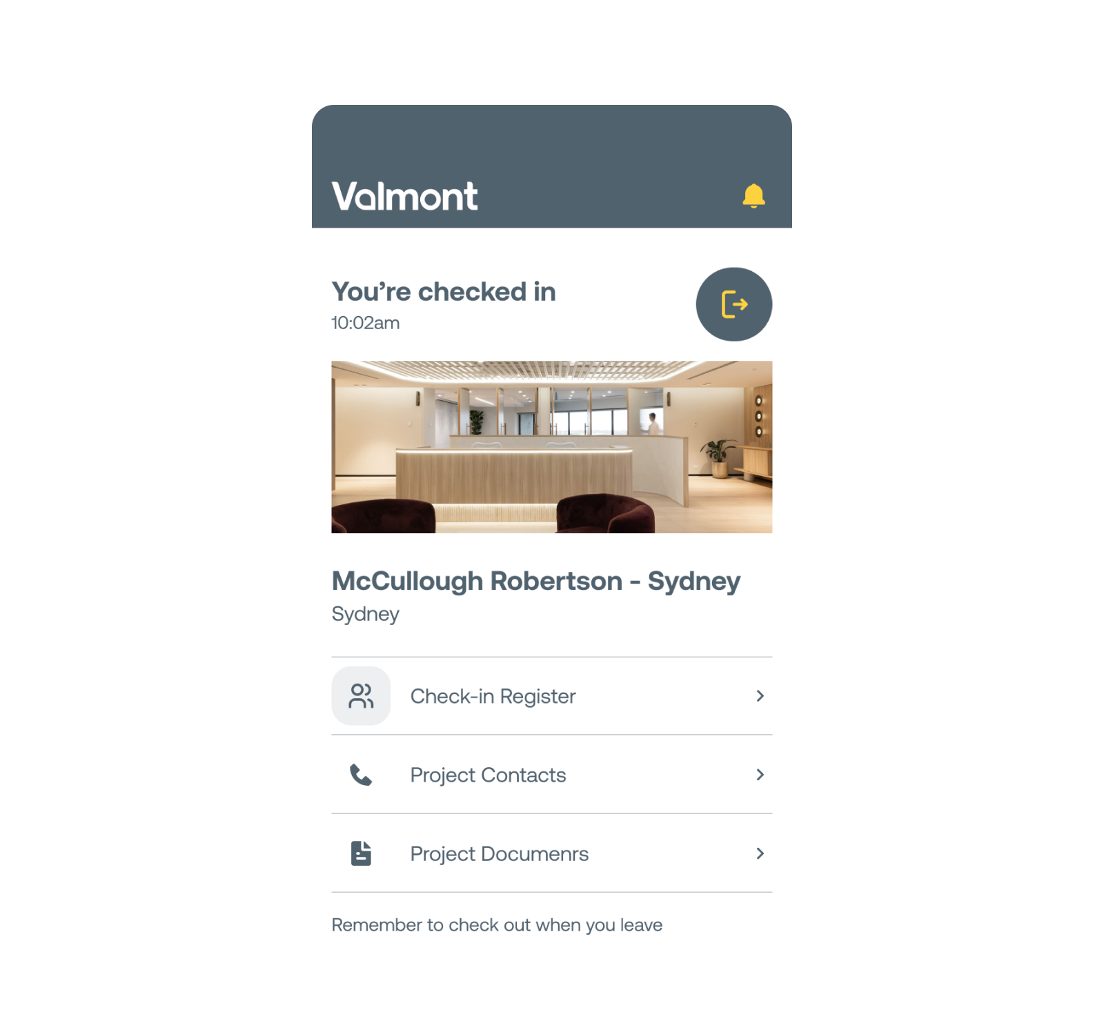 Geyer Valmont App - Home