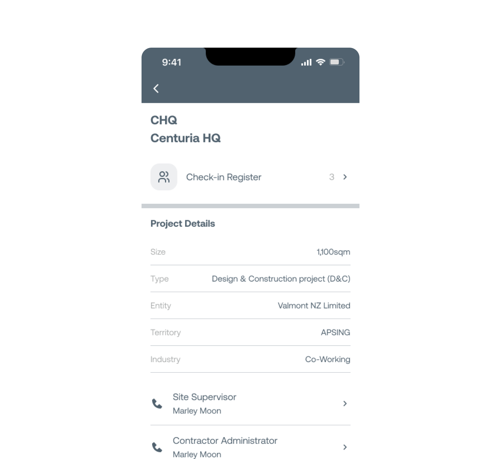 Geyer Valmont App - Project